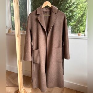 The Curated Classic Coat in Chocolate Melange
